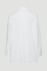 Nalia Poplin Oversized Shirt bright white