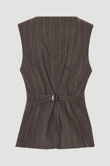 Pinstripe Waistcoat mulch