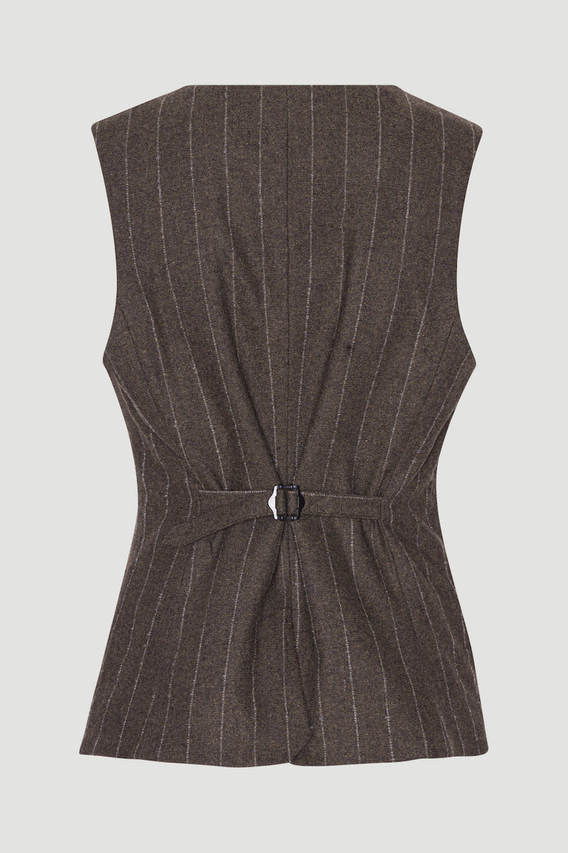 Pinstripe Waistcoat mulch