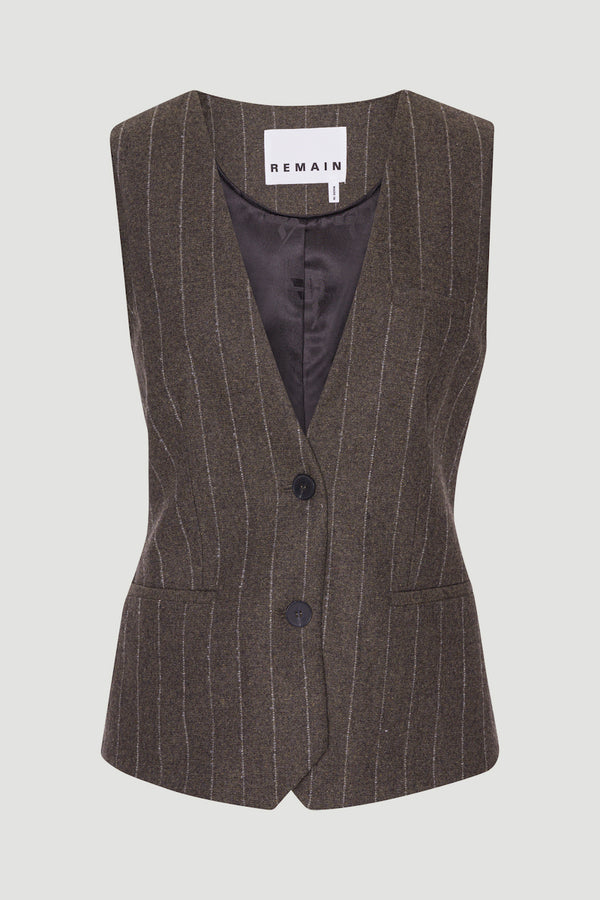 Pinstripe Waistcoat mulch