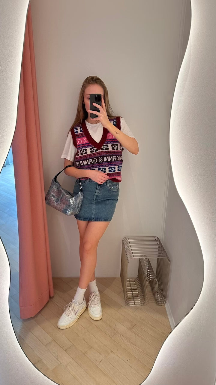 Popina Denim Skirt berling sea