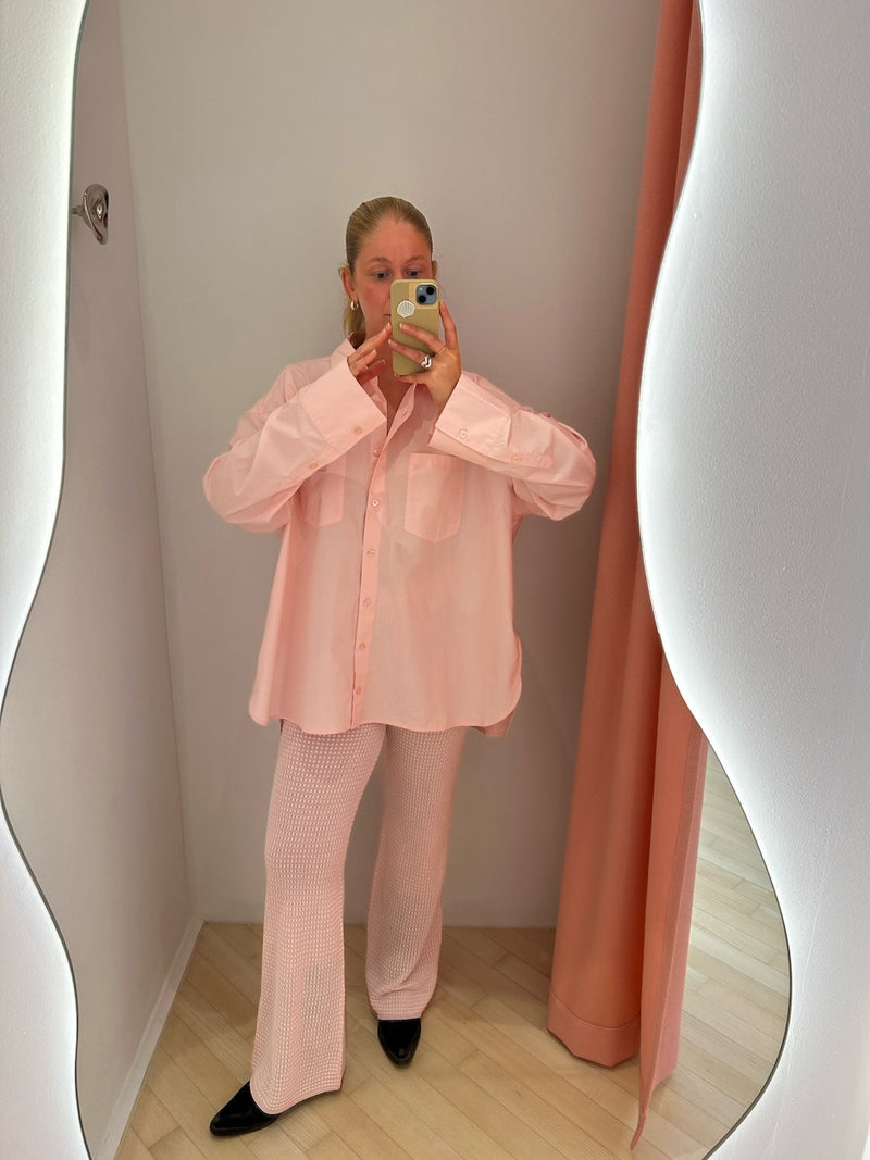 Nalia Poplin Oversized Shirt potpourri