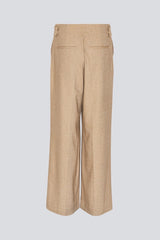 Rosamunda Wide Pant With Eyelet Belt tigers eye