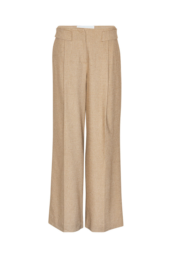 Rosamunda Wide Pant With Eyelet Belt tigers eye