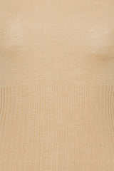 Louise Sheer Knit Sweater travertine