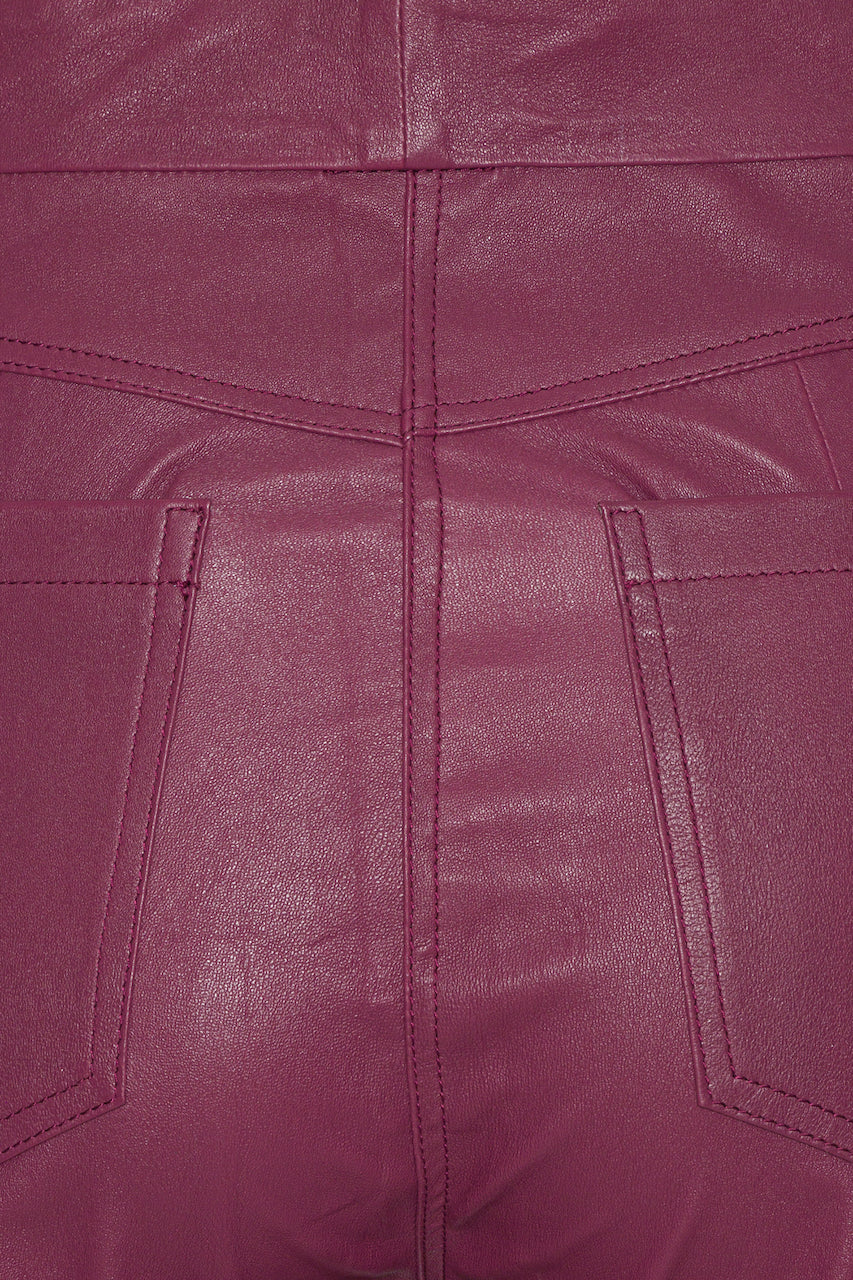 Flola Stretch Leather Pants port royale
