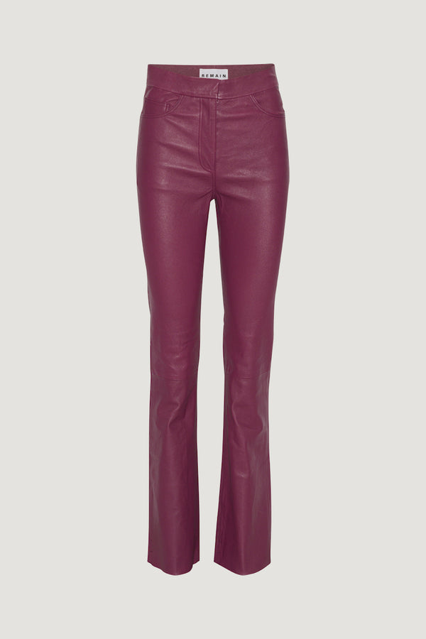 Flola Stretch Leather Pants port royale