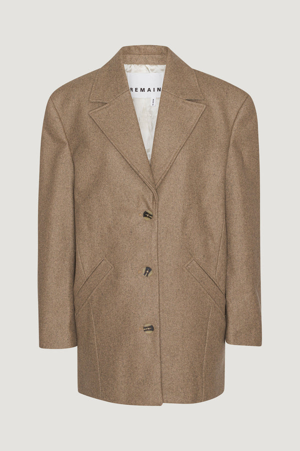 Bisti Wool Boxy Jacket otter