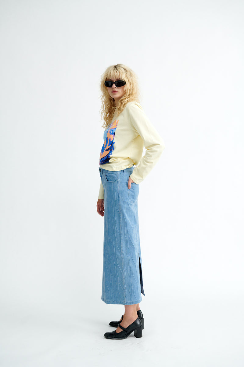AlfieRS Skirt medium denim