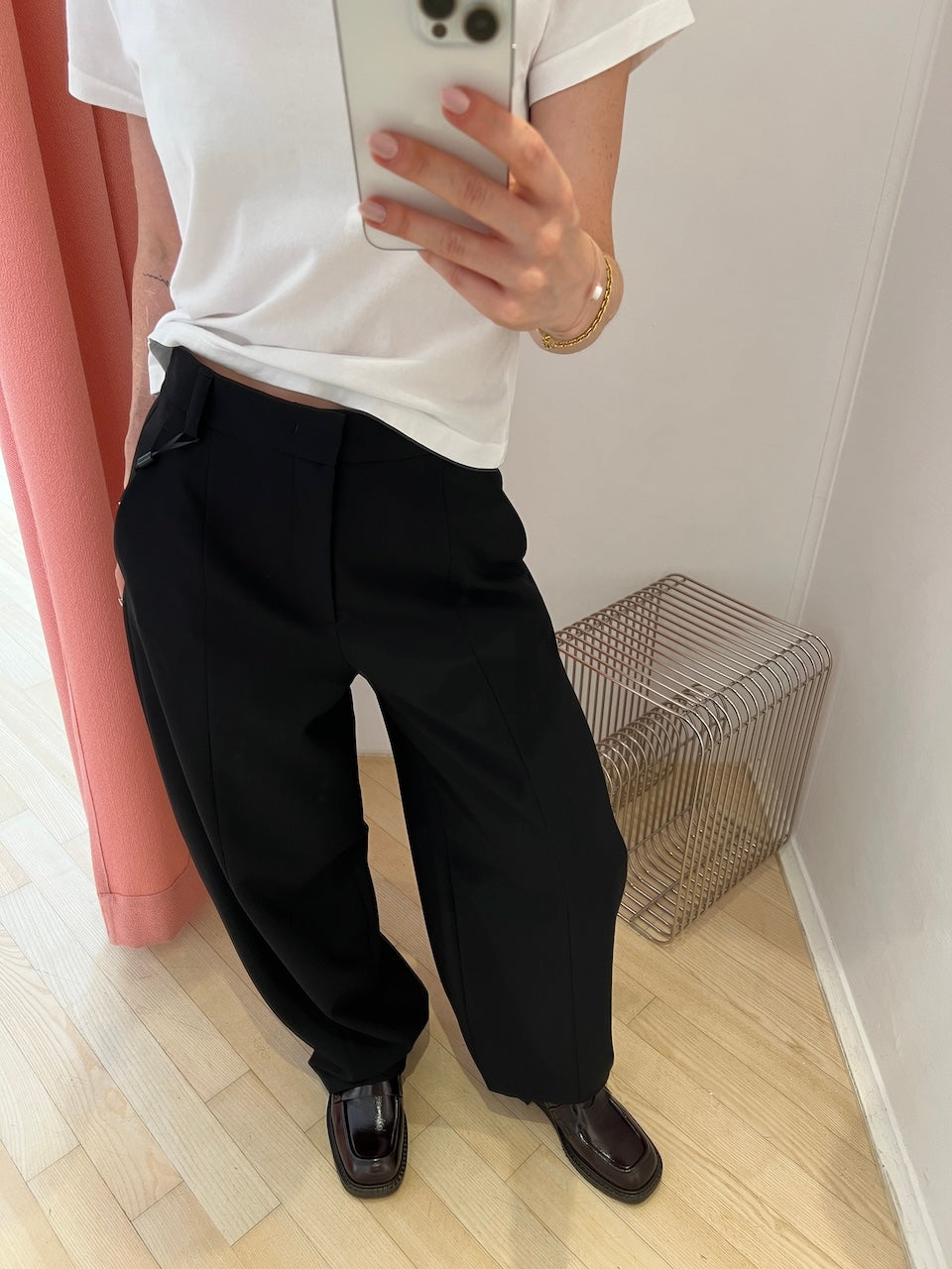 Alyn Compact Fine Weave Pants black