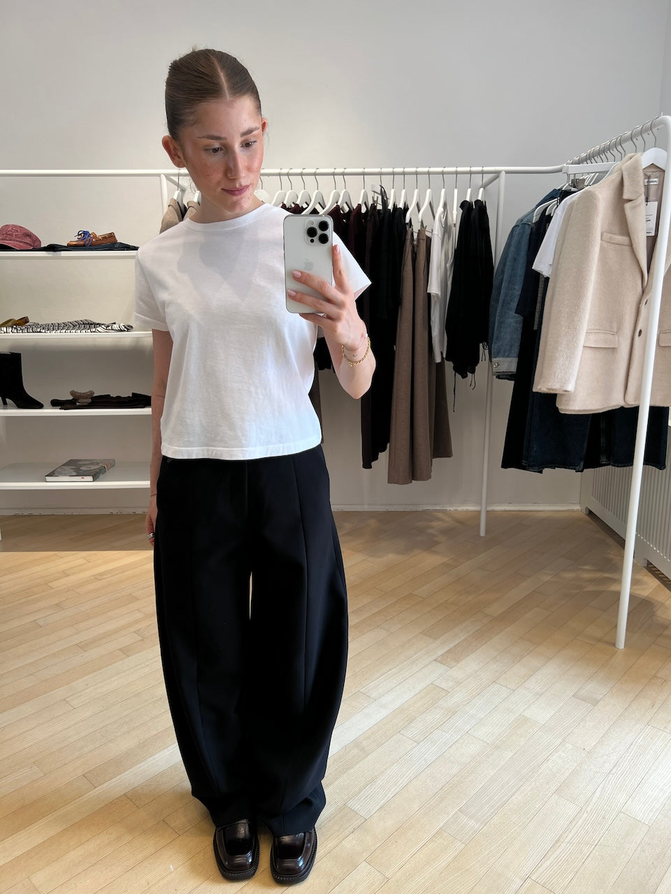 Alyn Compact Fine Weave Pants black