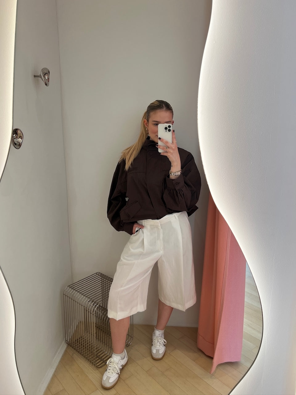 Devin Shorts Business Linen natur