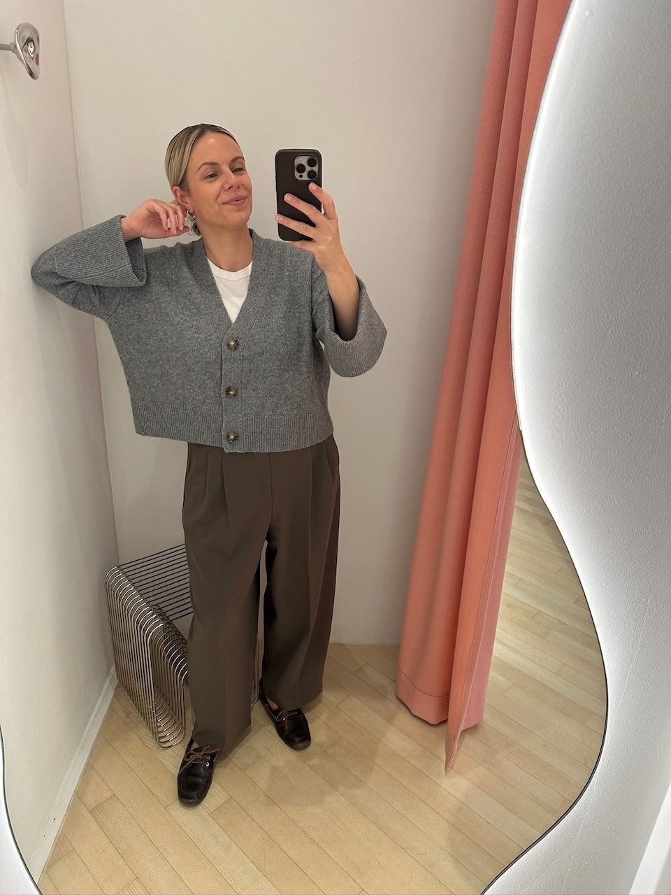 Noa Crop Pants Fluid Cade taupe