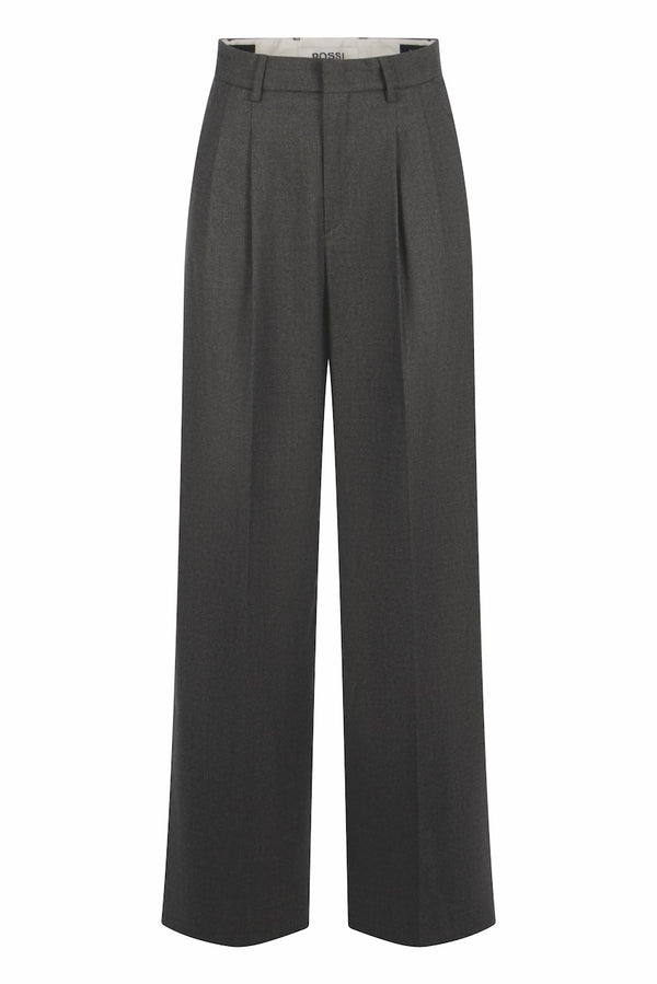Noa Pants Cashmere Touched Flannel castlerock