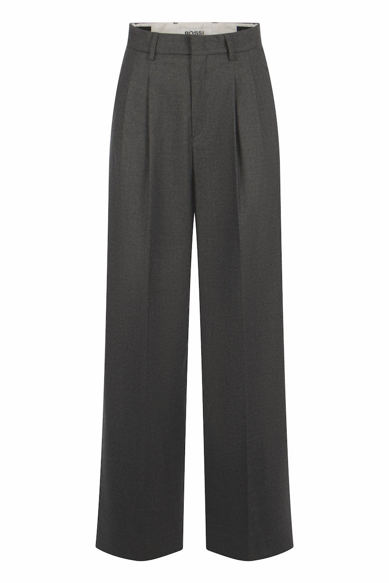 Noa Pants Cashmere Touched Flannel castlerock