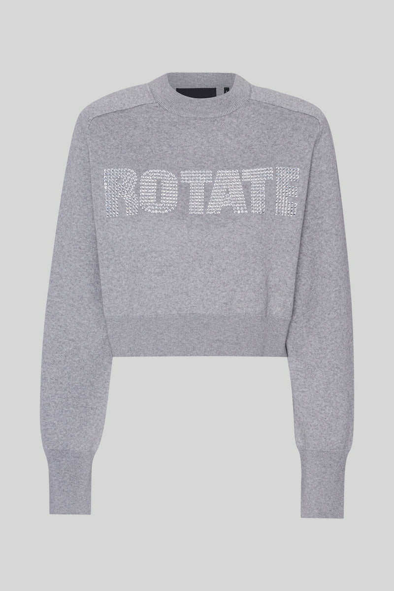 Firm Knit Cropped Jumper lunar rock