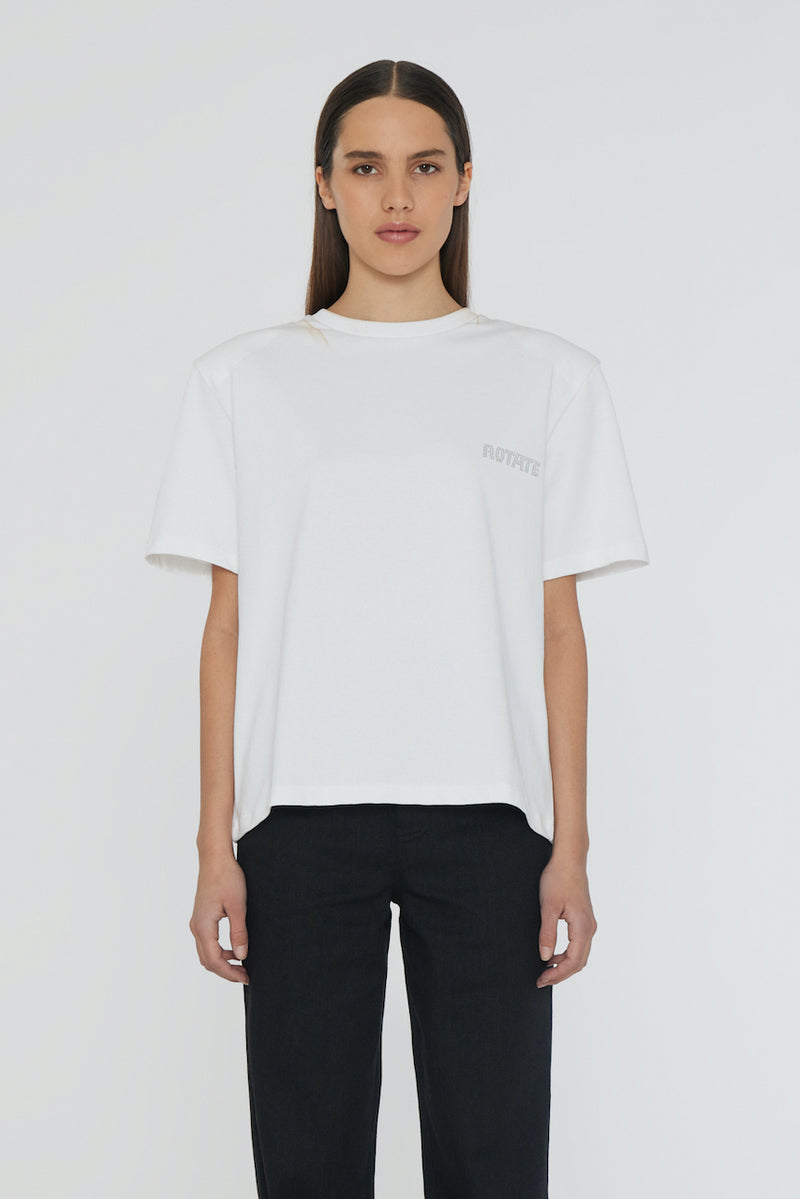 Straight Logo T-Shirt bright white