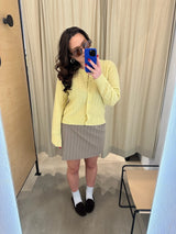 Sabarbara Cardigan dusty yellow