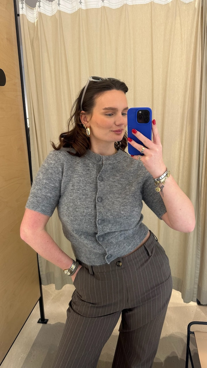 Sanoura Cardigan grey melange