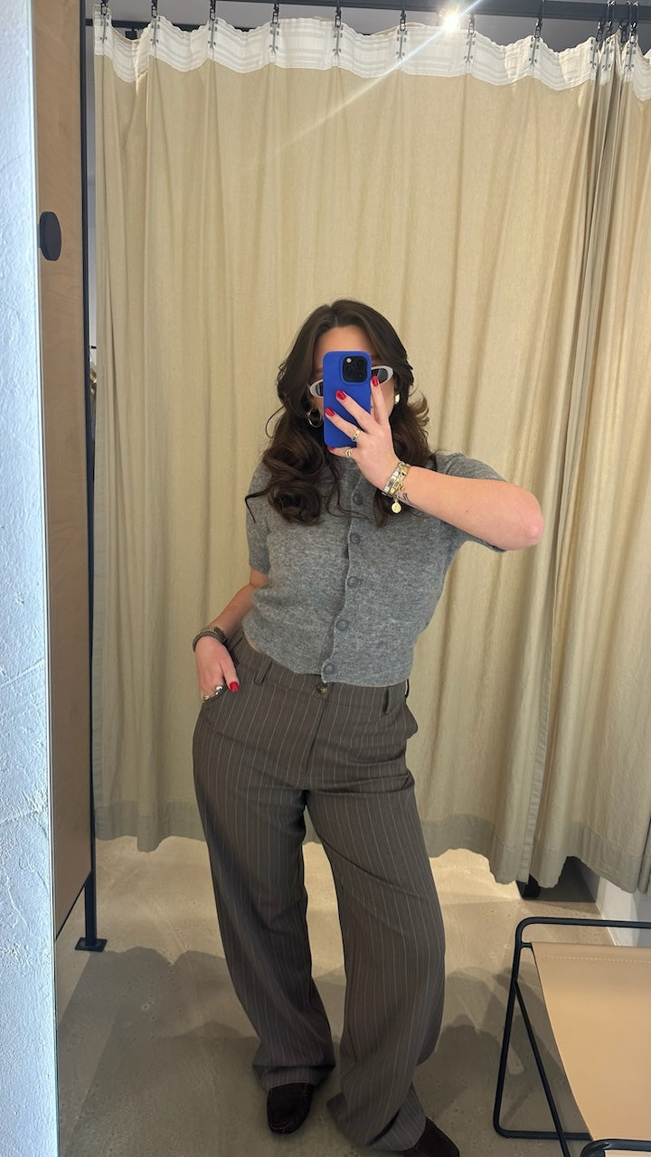 Sanoura Cardigan grey melange