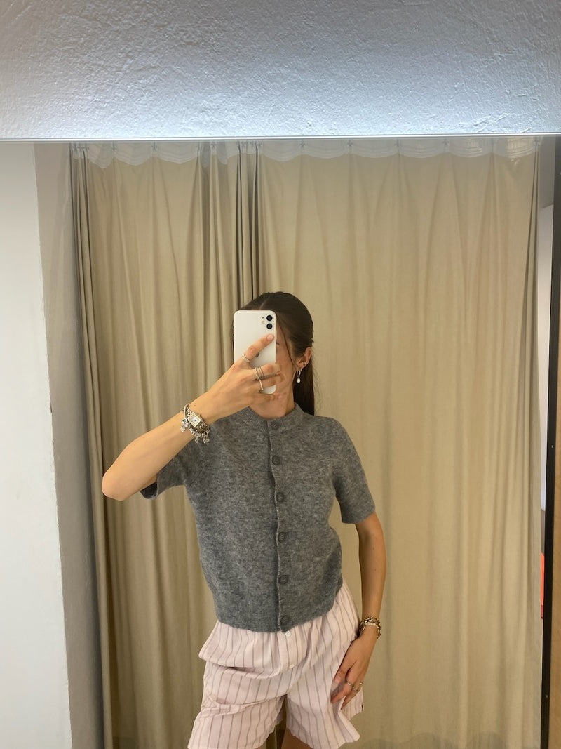 Sanoura Cardigan grey melange