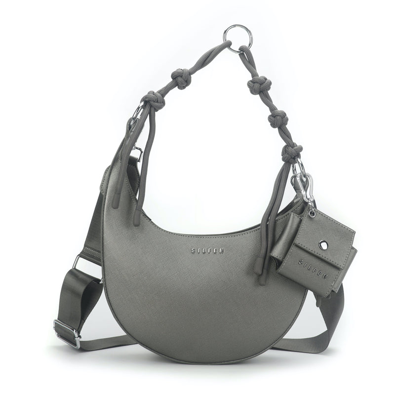 Helene Shoulder Bag dark chrome