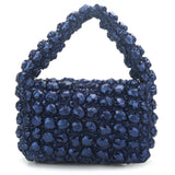 Leila Shoulder Bag metallic blue