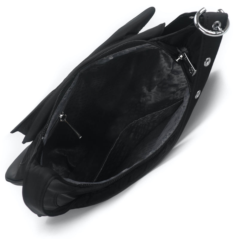 Thea Buckle Shoulder Bag black