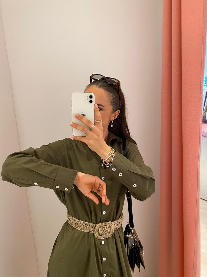 Carla Straw Belt natural