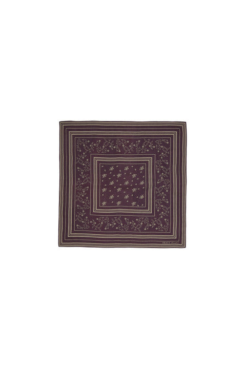Skall classic Scarf violet / oatmeal