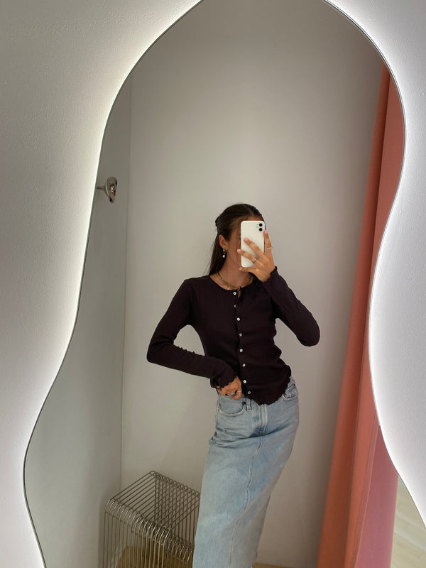 Edie Cardigan dark brown
