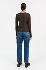 Edie Cardigan dark brown