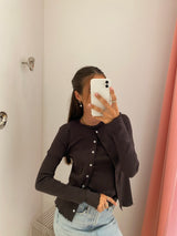 Edie Cardigan dark brown