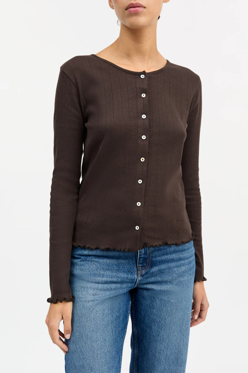 Edie Cardigan dark brown