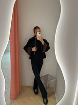 Gaby City Jacket black/brown