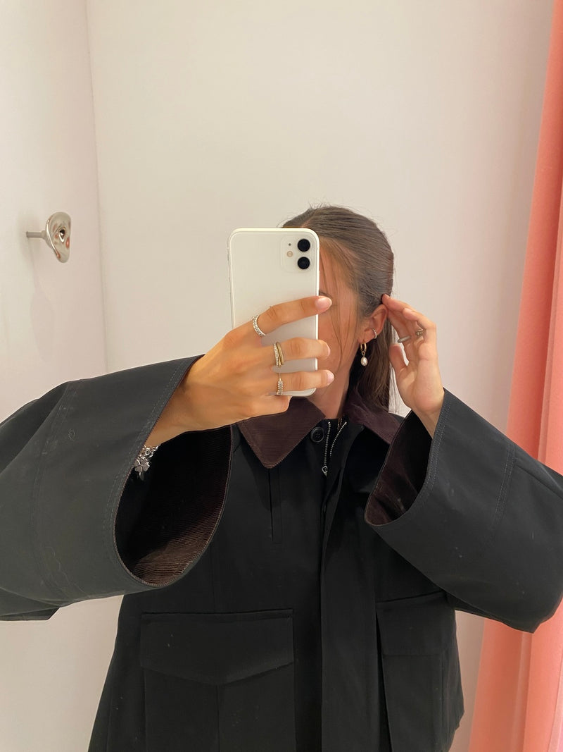 Gaby City Jacket black/brown