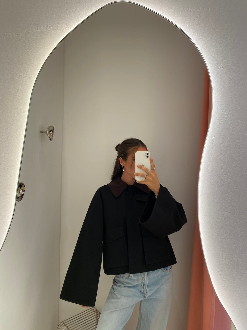 Gaby City Jacket black/brown
