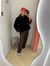 Gaby City Jacket black/brown