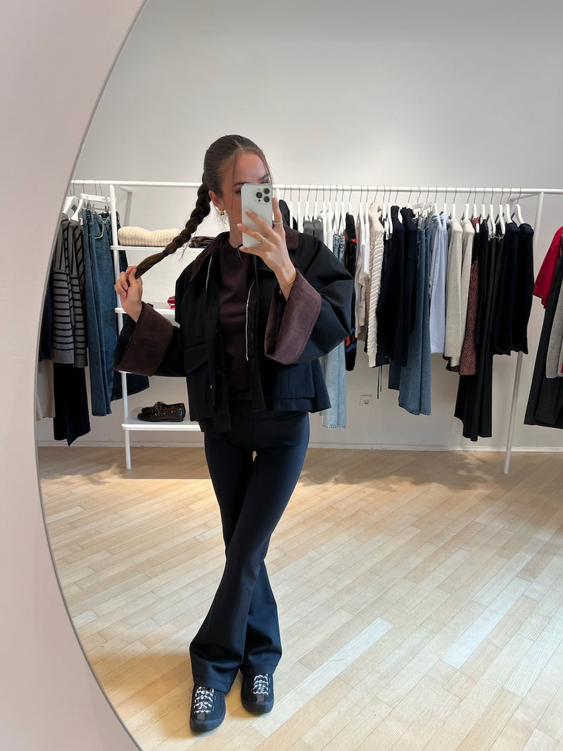 Gaby City Jacket black/brown