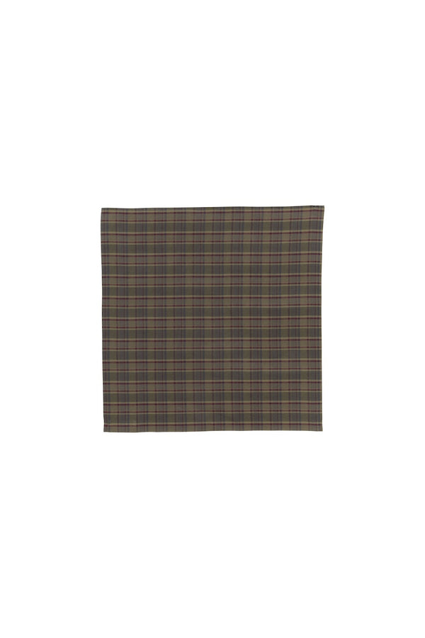 Pluie Scarf green/red check