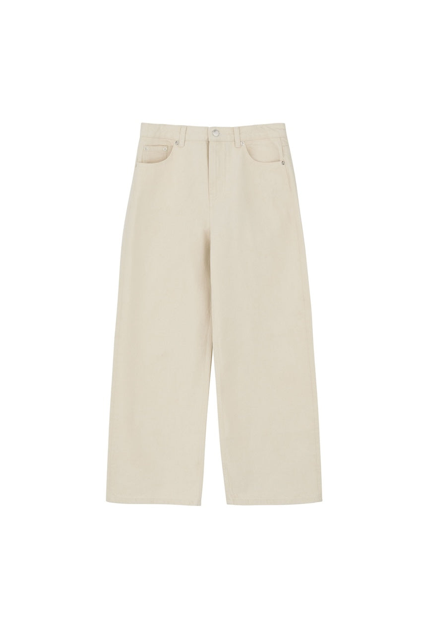 Taylor Cropped Jeans ecru