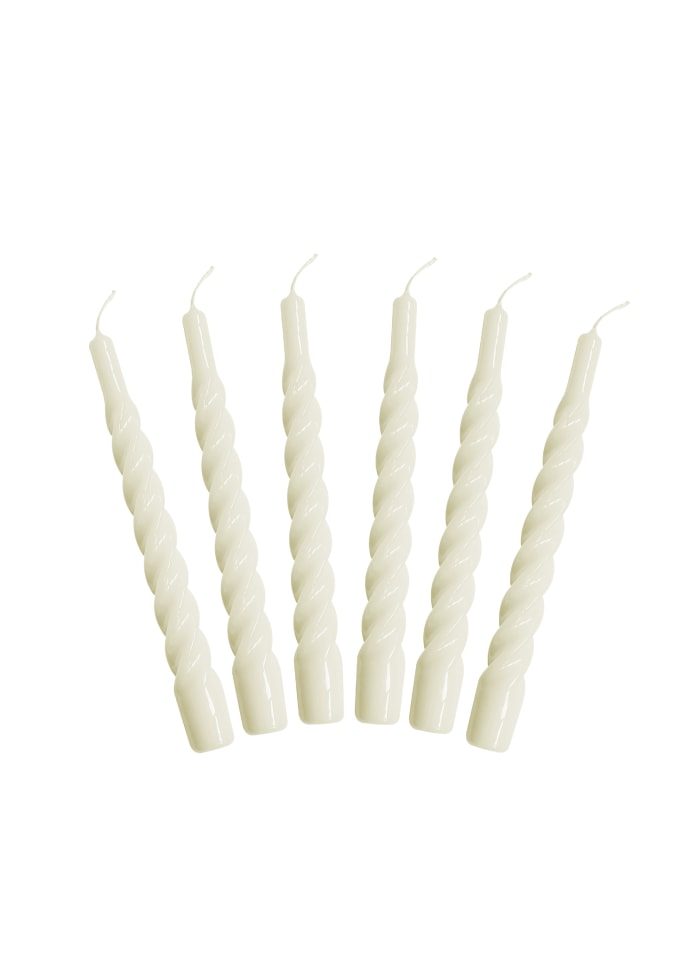 Twisted Candle creme