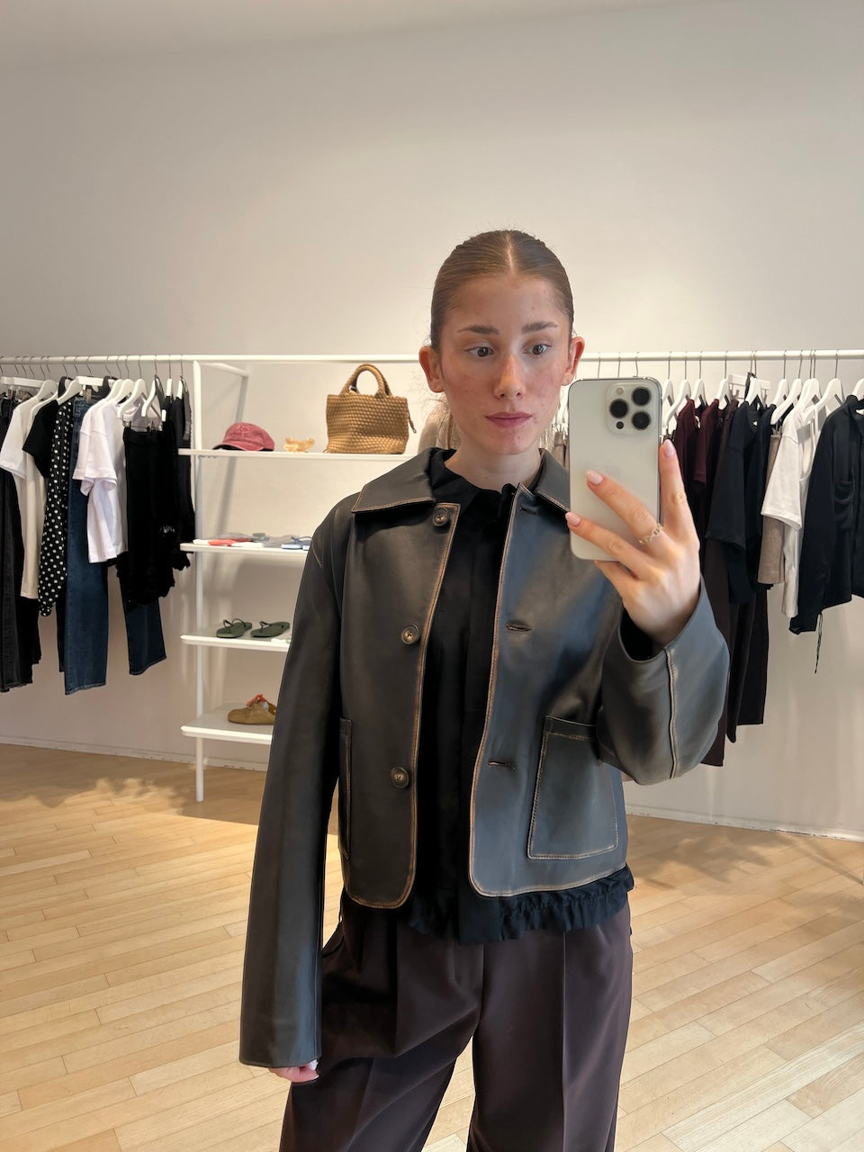 Marissa Sheep Vintage Jacket vintage brown