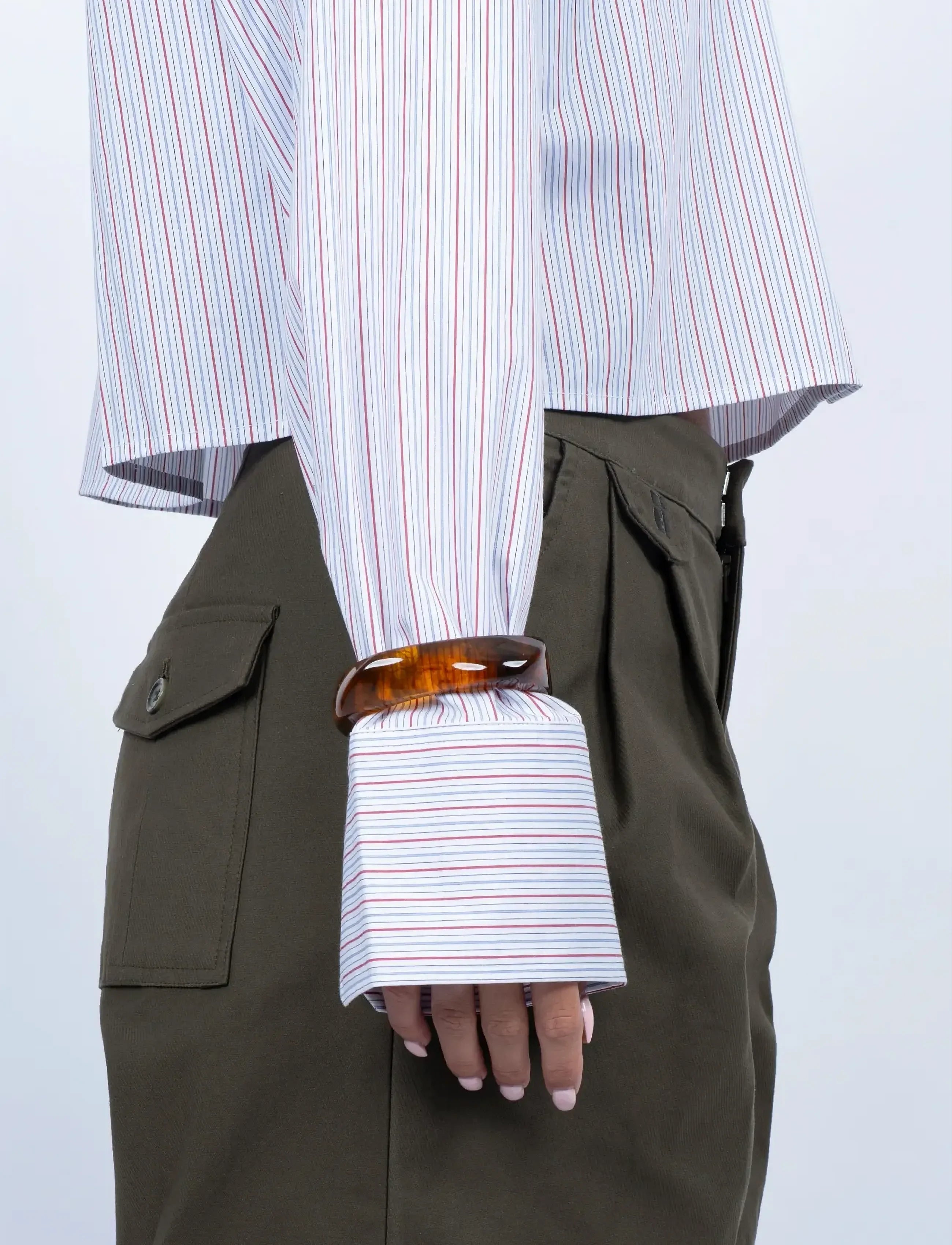 Chunky Bangle golden brown