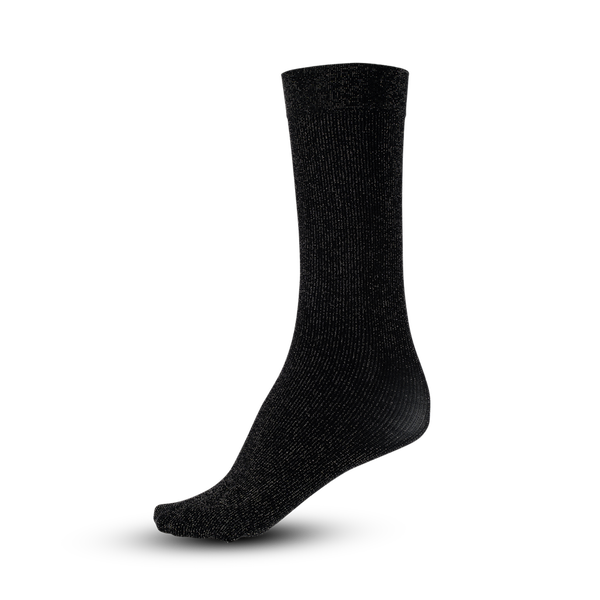 Glitter Socks black glitter