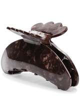 Haarklammer Helle Nordic Big brown