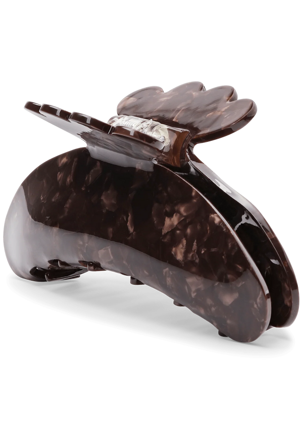 Haarklammer Helle Nordic Big brown