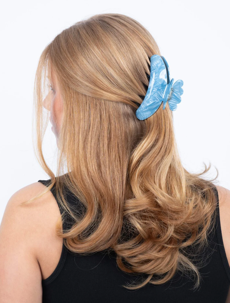 Haarklammer Helle Soft Serve Big light blue