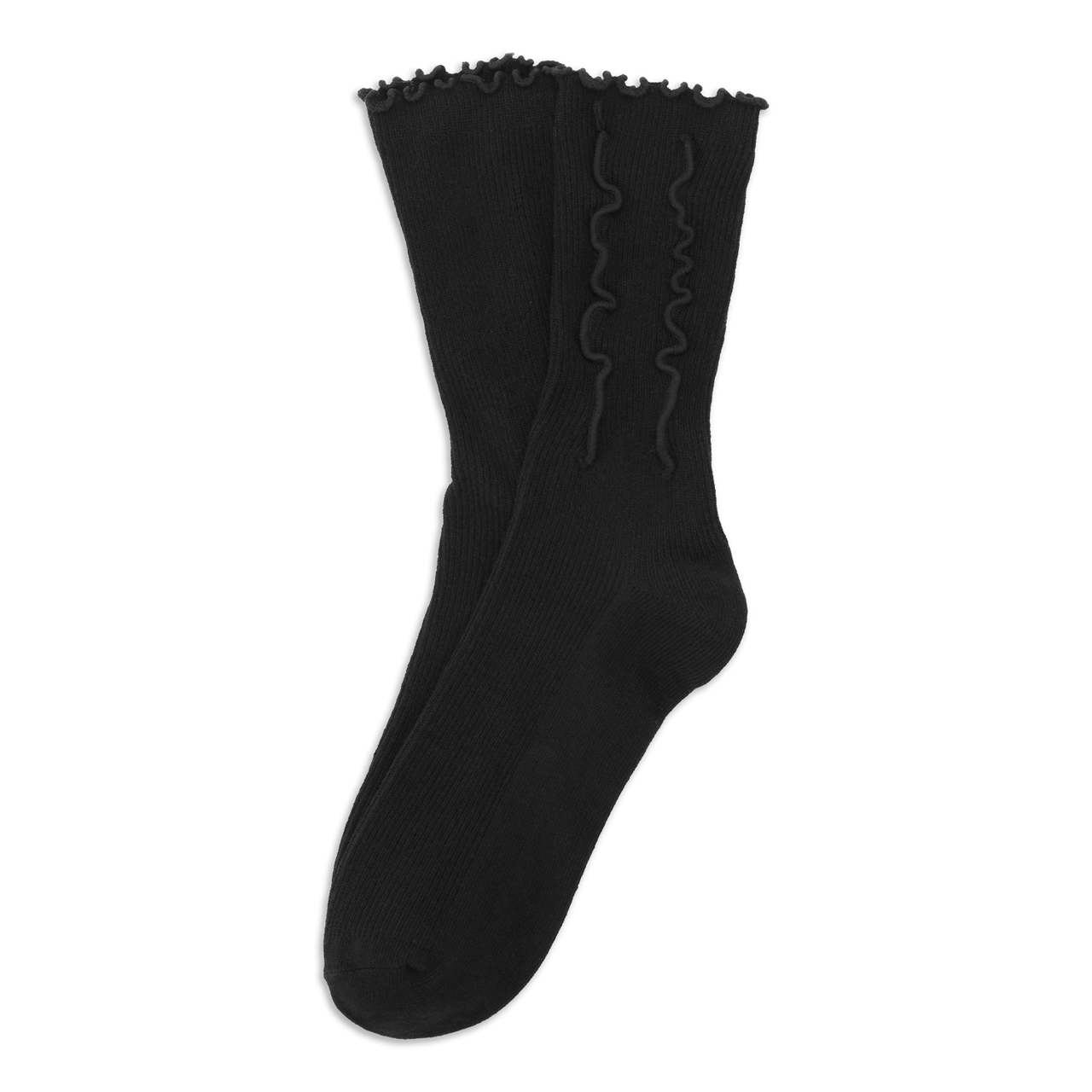 Ruffle Socks black