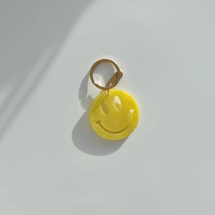 Schlüsselanhänger Gelber Smiley